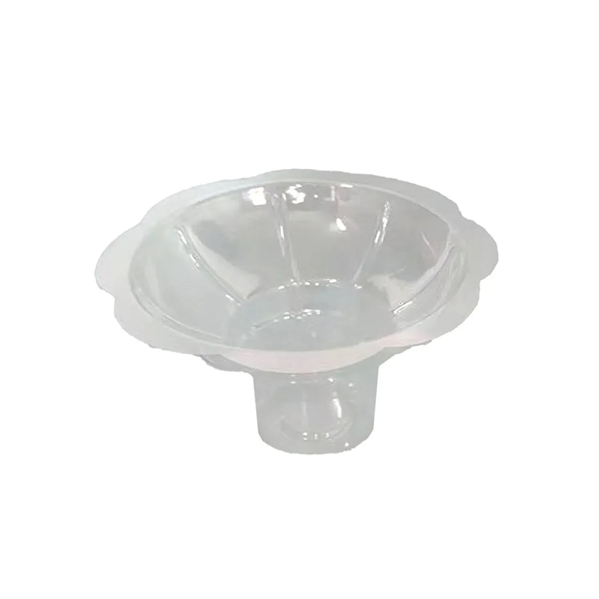 Copa para postre en forma de flor de PET 450ml