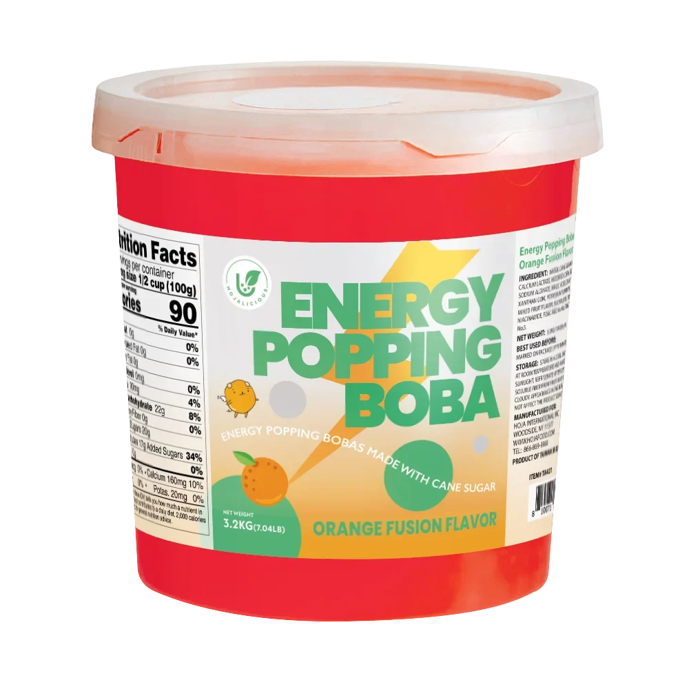 Hojalicious Boba explosiva sabor naranja (7.04 lbs / 3.2 kg)