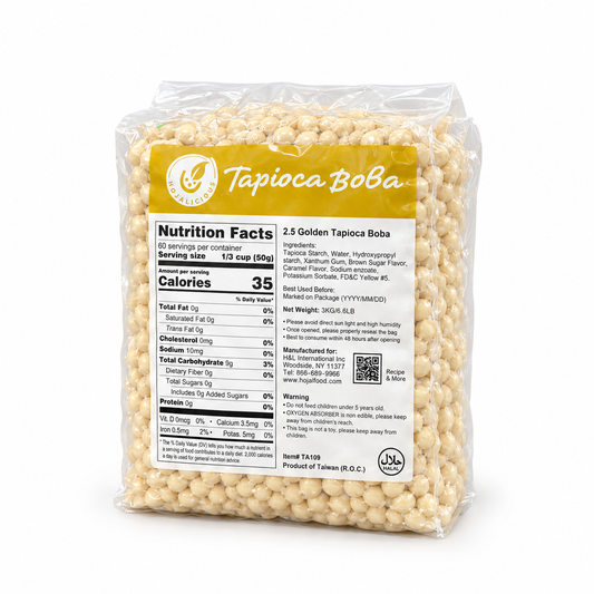 Boba de tapioca dorada (6.6 lbs)