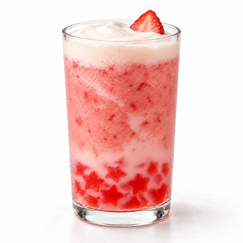 Strawberry Star Jelly — styled drink