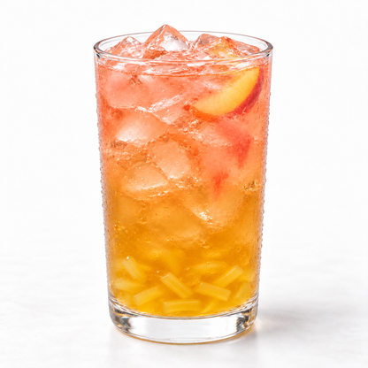 Peach Coconut Jelly — styled drink