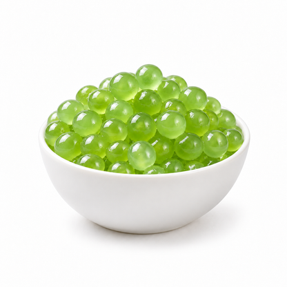 Green Apple Popping Boba (7.04 lbs / 3.2 kg) — contents