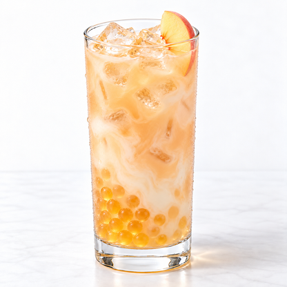 Peach Popping Boba (7.04 lbs / 3.2 kg) — styled drink