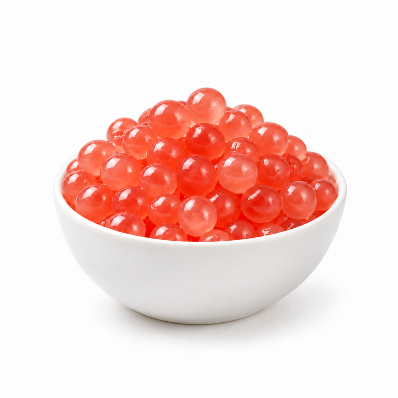 Raspberry Popping Boba (7.04 lbs / 3.2 kg) — contents