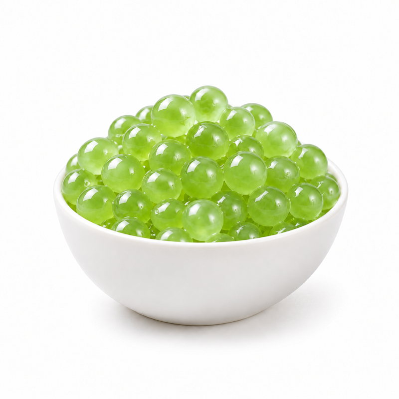 Melon Soda Flavor Popping Boba (7.04 lbs / 3.2kg) — contents