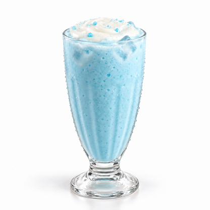 Blue Cotton Candy Powder — serving suggestion