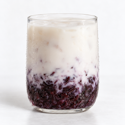 Hojalicious Purple Rice Coconut Milk — serving suggestion