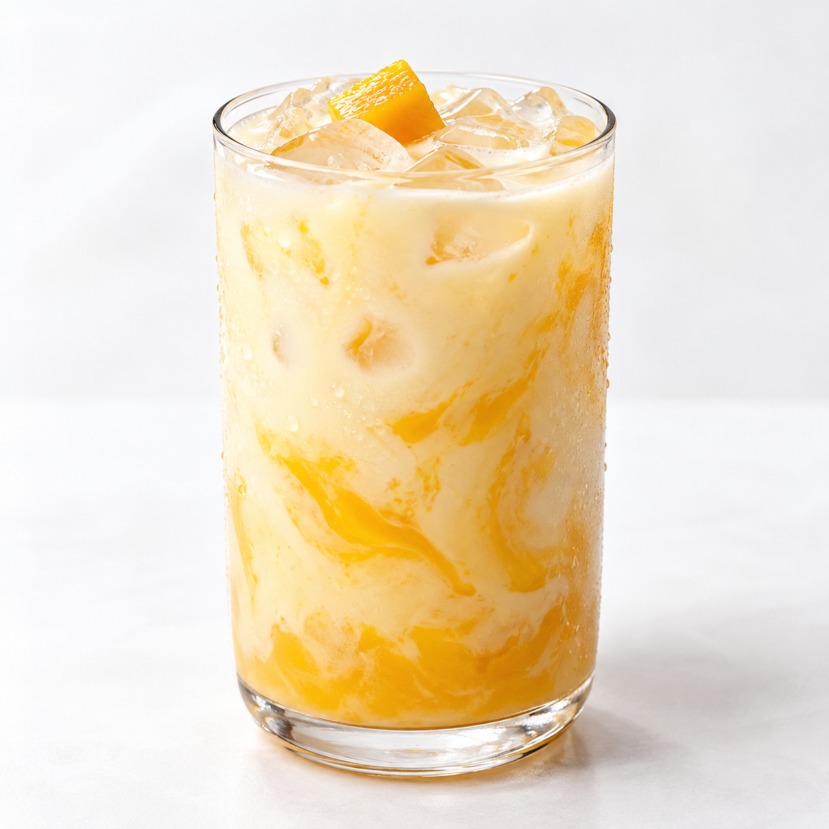 Hojalicious Mango Passion Fruit Yogurt Drink — serving suggestion