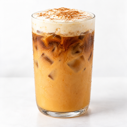 Hojalicious Pumpkin Iced Latte — serving suggestion