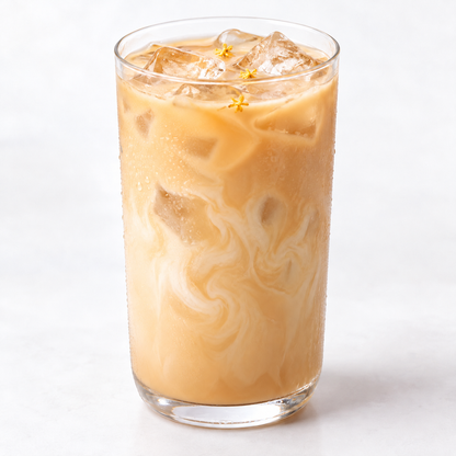 Hojalicious Osmanthus Oolong Latte — serving suggestion