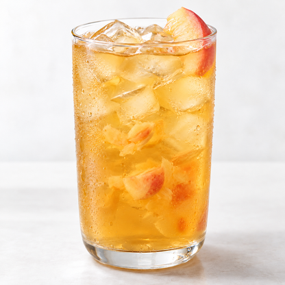 Hojalicious Peach Lychee Jasmine Tea — serving suggestion