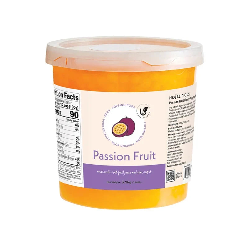 Passion Fruit Popping Boba (7.04 lbs / 3.2 kg)